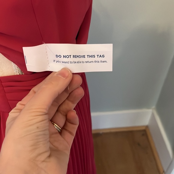 NWT BHDLN ANTHRO Pink Backless Party Dress - Picture 7 of 10